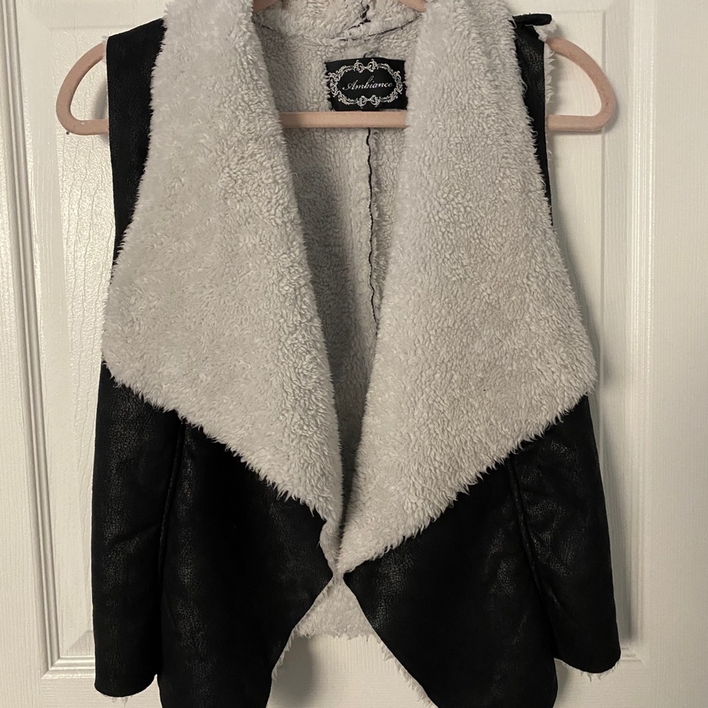 Faux fur vest